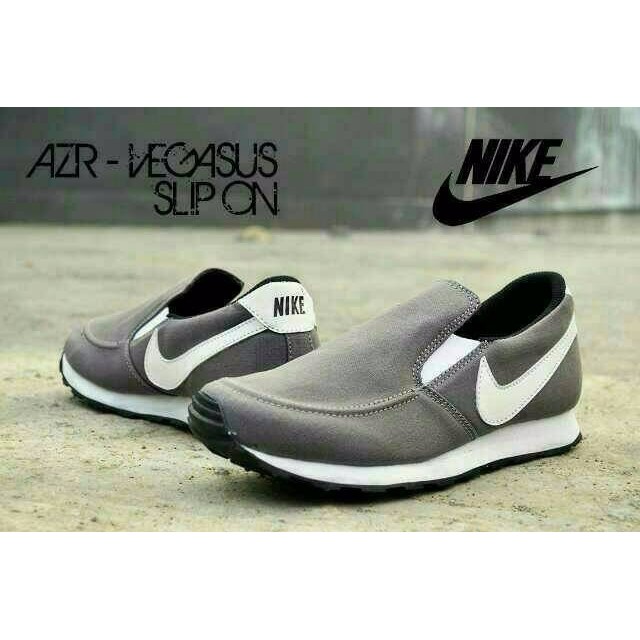 sepatu casual slip on pria nike vegasus azr slip on navy TERLARIS