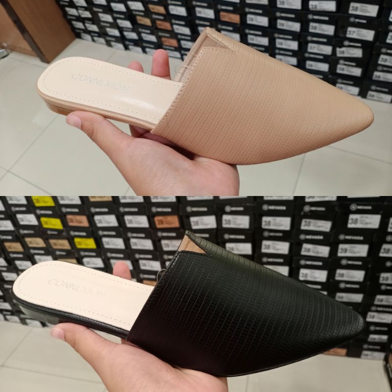 Flat Bustong Connexion/Sepatu Bustong Connexion
