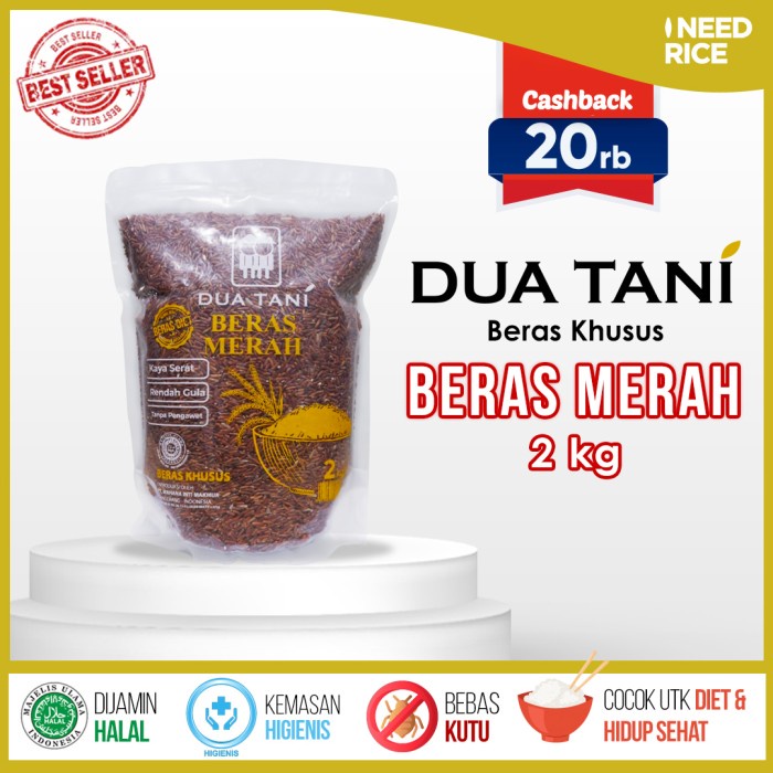 

Ds501Vs Beras Merah Dua Tani 2Kg Sv012Ss