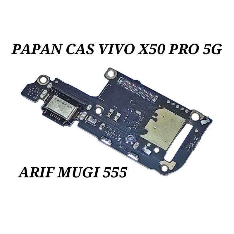 Board Papan cas Konektor Conektor Charger Vivo X50 Pro 5G Original