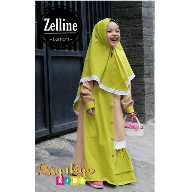 Gamis anak zelline ori Assyabiya