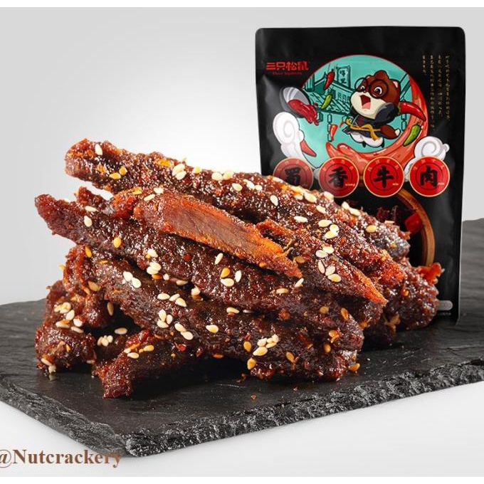 

[COD] Beef Jerky Dendeng Sapi Mala Pedas Gurih Import Three Squirrels [COD]