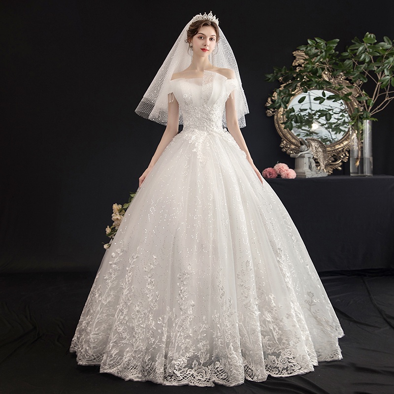 Gaun Pengantin 2205002 Putih Sabrina Wedding Dress