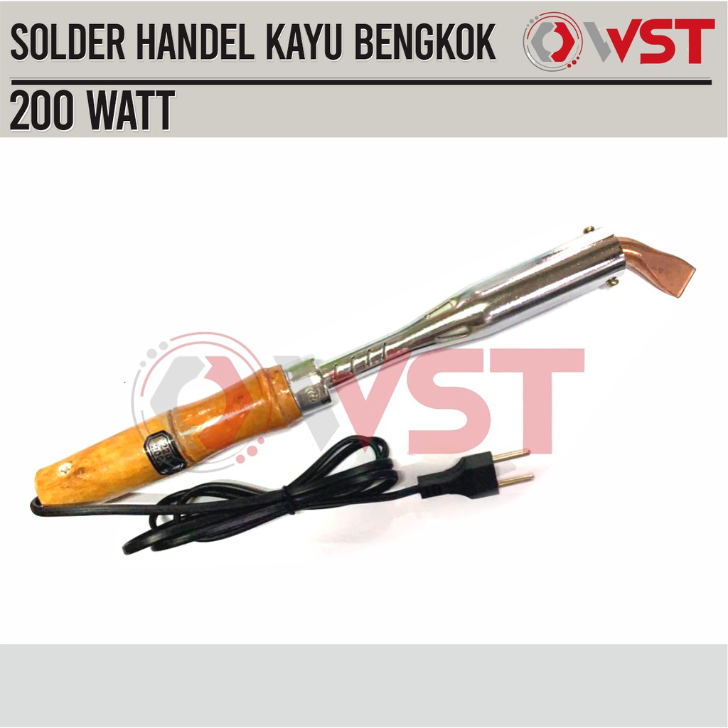 Solder Kayu Mata Bengkok 200W 200Watt / Solder Bengkok 200 Watt