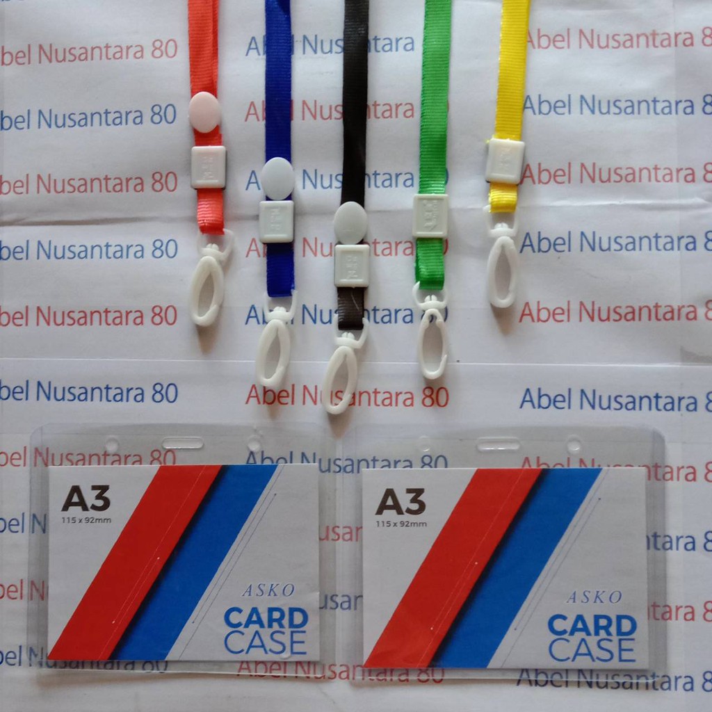 

Paket Card Case A3 dengan Tali Impor Kait Plastik 1cm