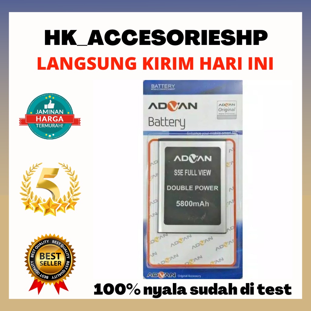 BATERAI ADVAN S5E FULL VIEW 5000mAh