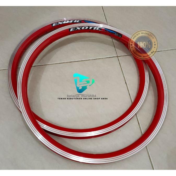Velg Rim Sepeda 20 Alloy Double Wall Exotic