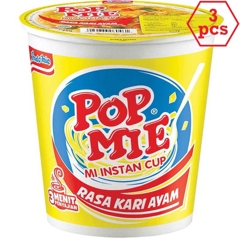 

POP MIE Kari Ayam 75g 3pcs