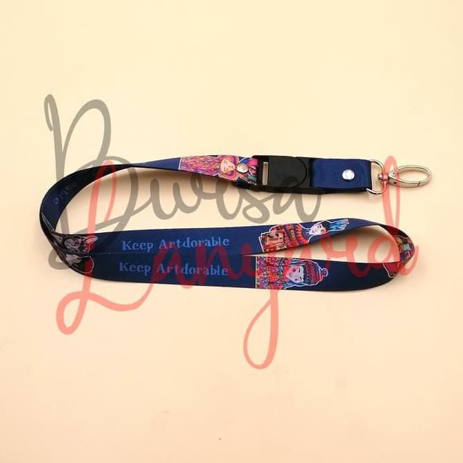 

DISKON HARGA LANYARD CUSTOM DIGITAL PRINT 2 Sisi | Tali/Gantungan / ID CARD Satuan AP387