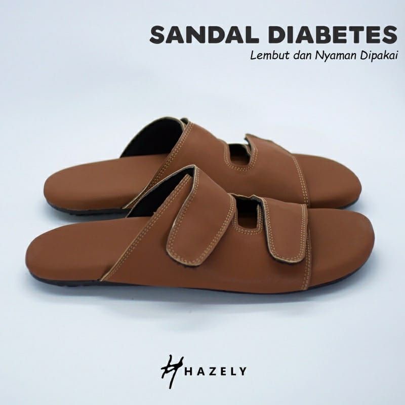 SANDAL DIABETES SUPER EMPUK SANDAL KESEHATAN BERKWALITAS by Hazely