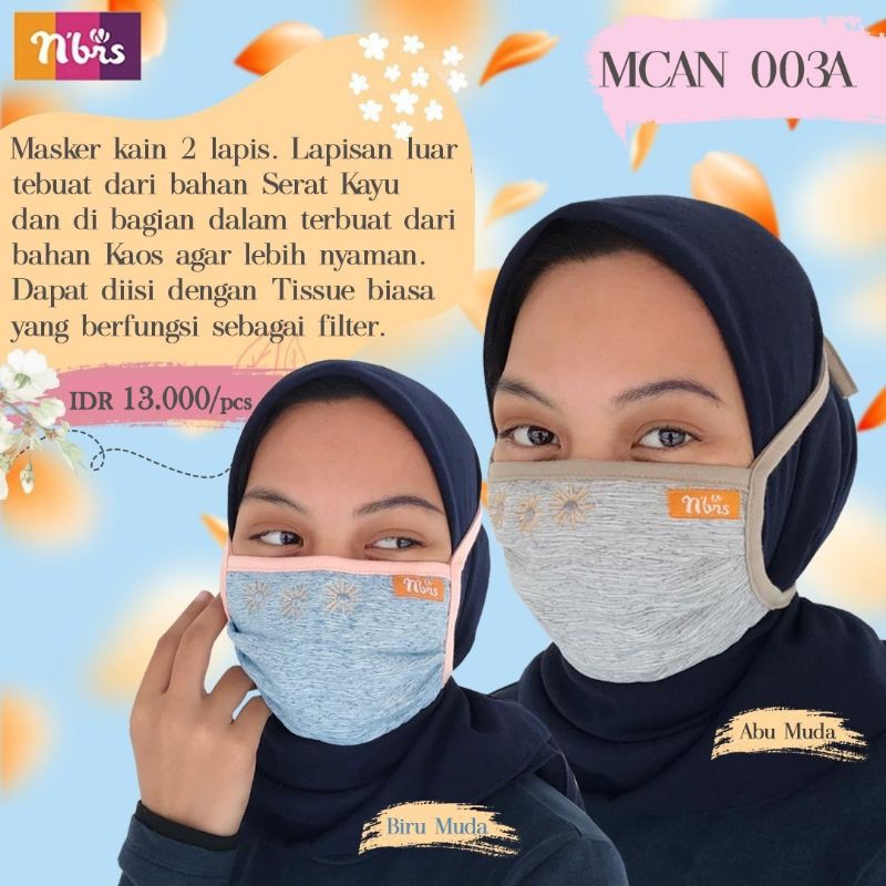 Masker kain Nibras MC 003 A