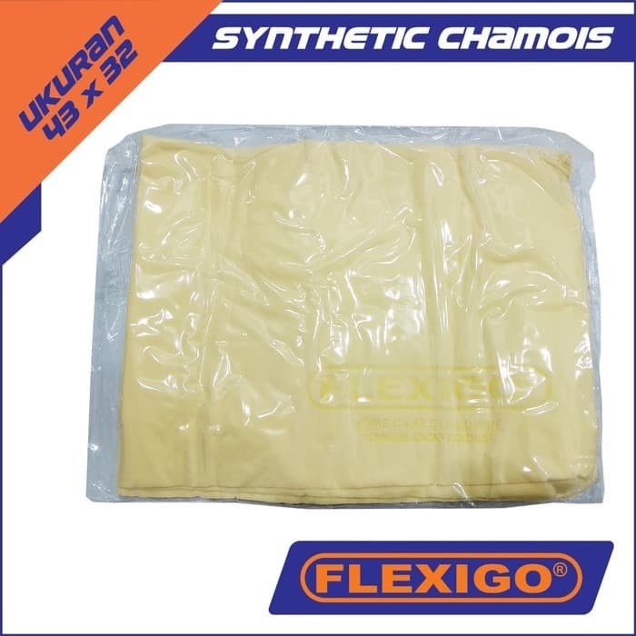 Lap Kanebo, Flixigo Synthetic Chamois Cloth PVA Brand , Lap Motor/mobil