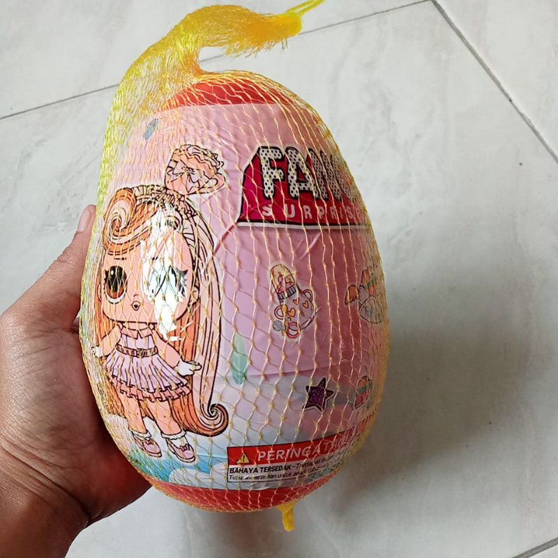 TELUR LOL JUMBO! SURPRISE MAINAN TELUR LOL SURPRISE / LOL SURPRISE EGG JUMBO  tinggi 20cm