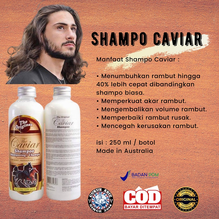 Shampo Caviar (shampo kuda) 250ml. ASLI..!!