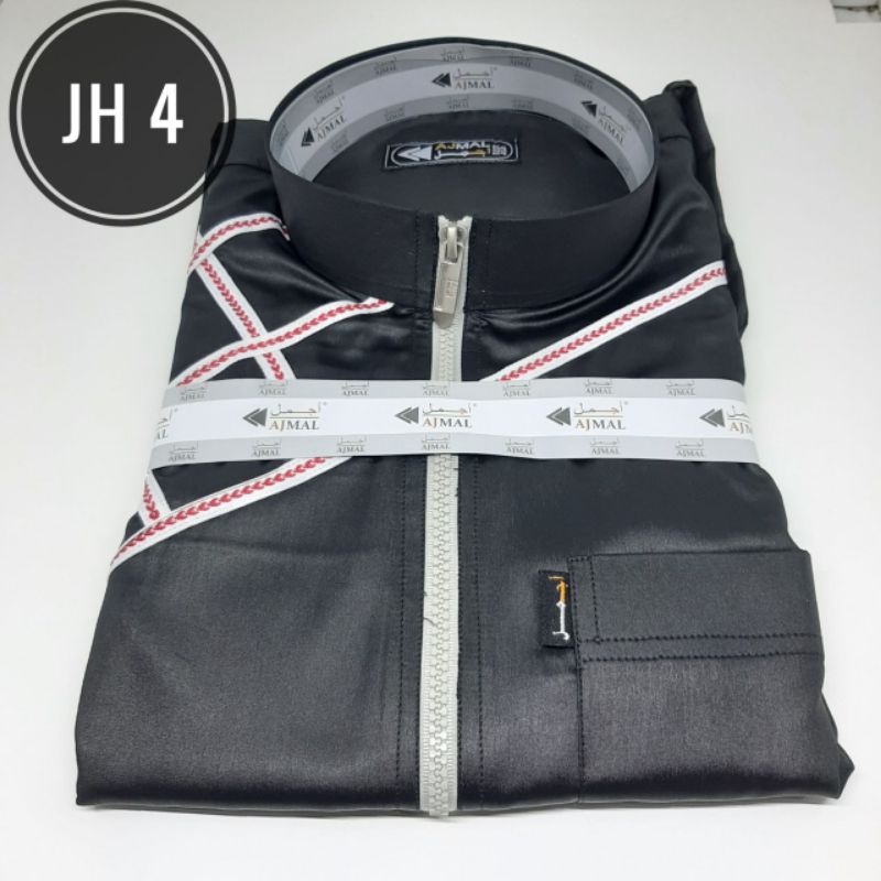 JUBAH SAUDI PRIA JUBAH AJMAL ZIPPER KOMBINASI EXCLUSIVE STYLE AL HARAMAIN RESLETING_ELCOLL