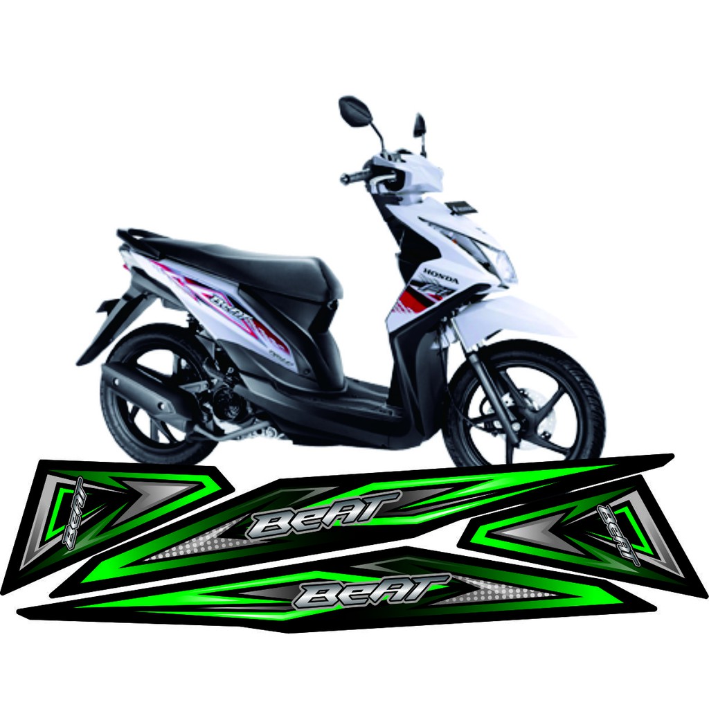 Jual STICKER MOTOR VARIASI HONDA BEAT FI POLET 2015 STRIPING Indonesia Shopee Indonesia