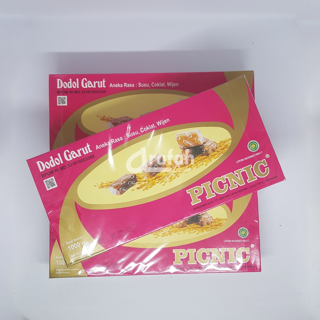 Dodol Garut Picnic Classic Original 1kg Oleh-oleh khas Garut