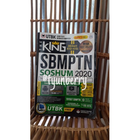 KING SBMPTN SOSHUM 2020 PRELOVED BOOK