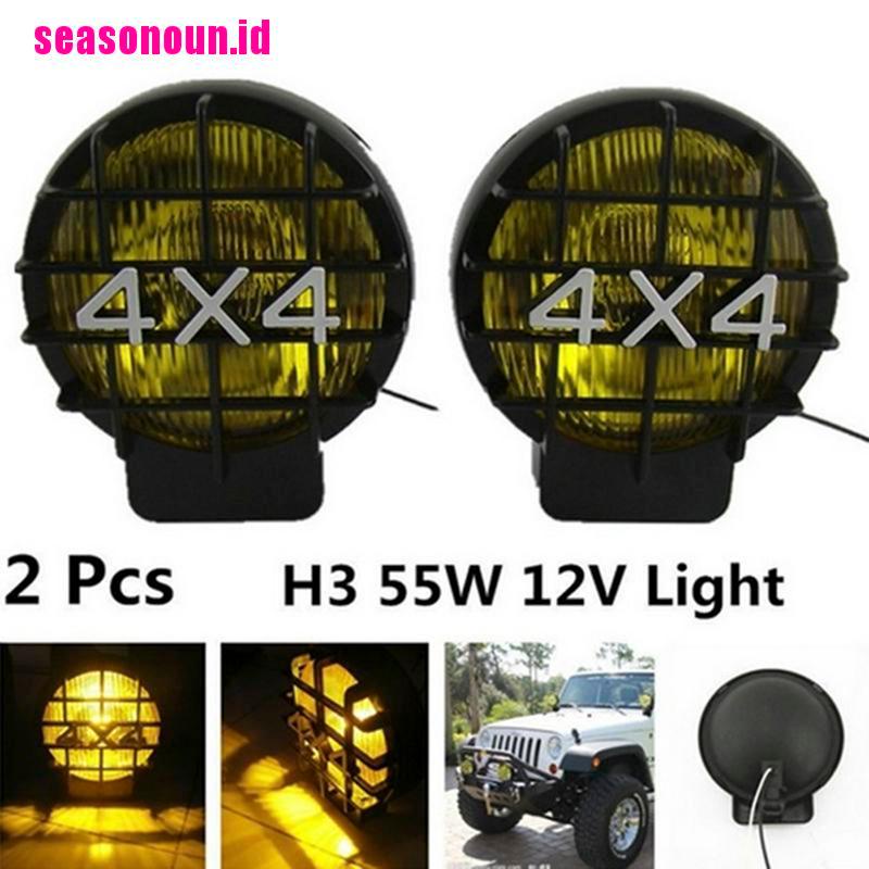 (seasonoun) Lampu Kabut Halogen Led Bulat 5.5 &quot;4X4&quot; Untuk Mobil Off Road