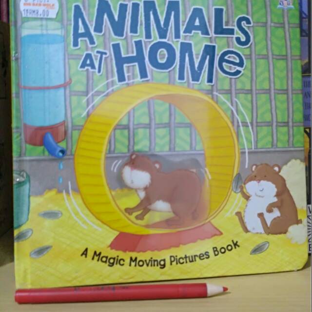 Animals at home: a magic moving picture book