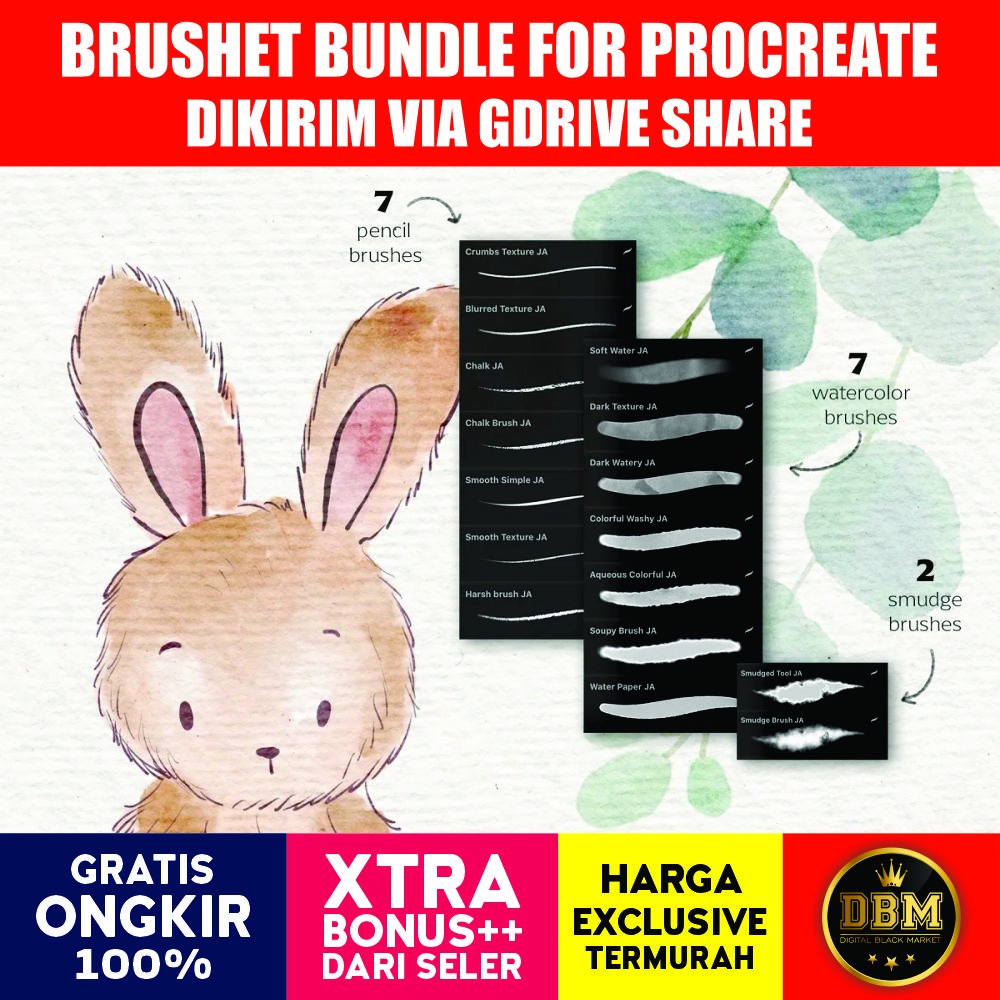 Watercolor Pencil Procreate Brushes