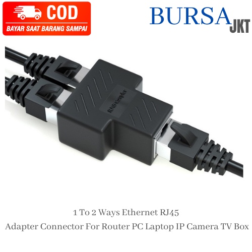 LAN HUB Spliter RJ45 Ethernet Network Splitter 1To2 Ways RJ45 100MBPS