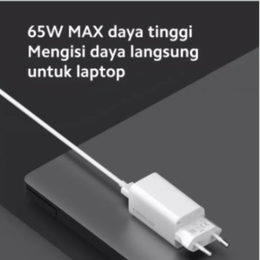 Xiaomi GaN Small Travel Charger USB Type C PD Quick Charge 65W