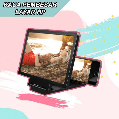 Zoom Layar 3D Screen Kaca Pembesar LCD HP