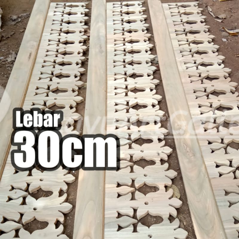 Lisplang ornamen linggar jati lisplang atap rumah kayu jati lawas