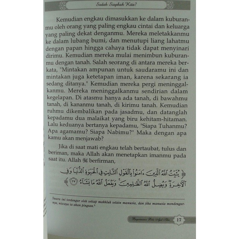 Buku Bagaimana Bila Ajal Tiba - Darul Haq