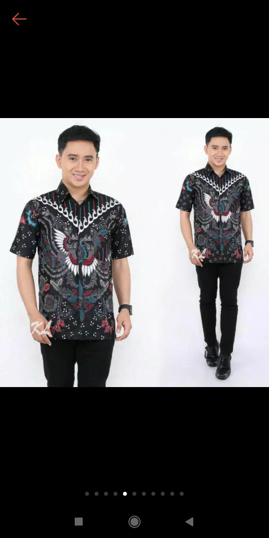 Batik Pria Kemeja Batik Pria Lengan Panjang Size M L Xl Xxl Terlaris