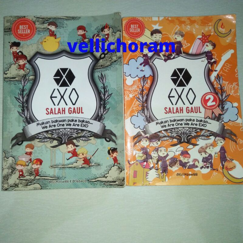 

[PRELOVED] BUKU NOVEL EXO SALAH GAUL 1 DAN 2