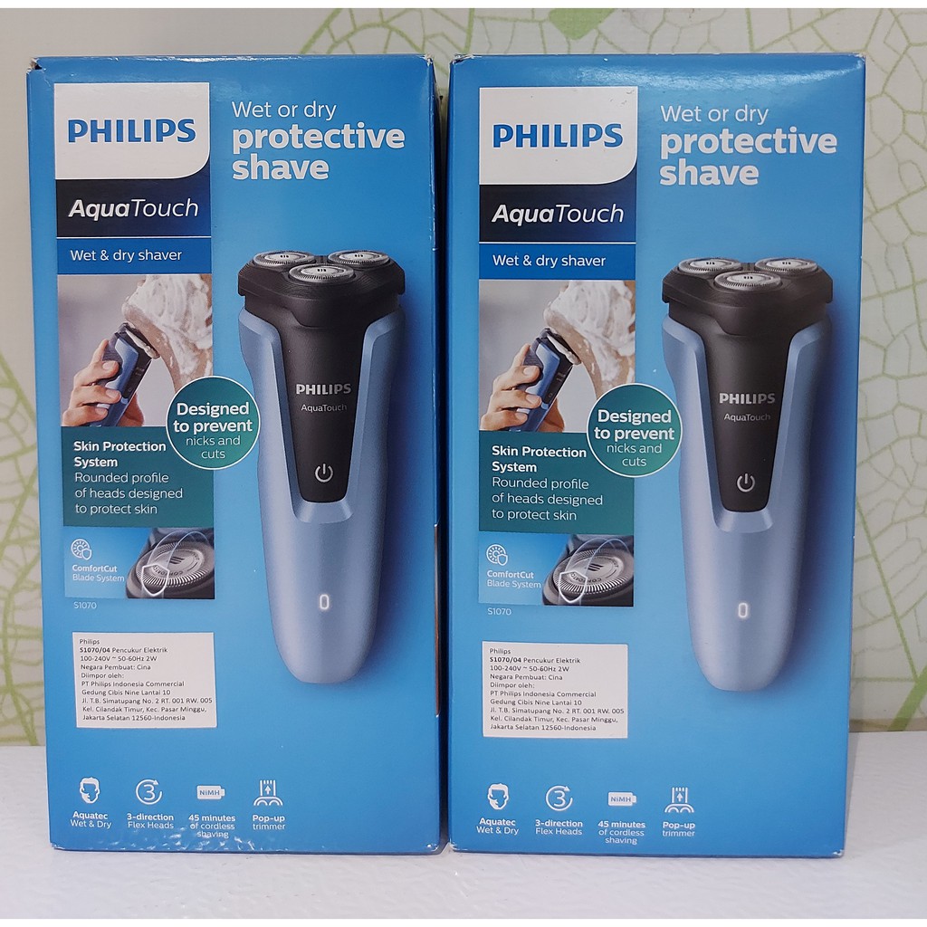 PHILIPS PENCUKUR ELEKTRIK BASAH DAN KERING / SHAVER PHILIPS S1070 / PENCUKUR JENGGOT