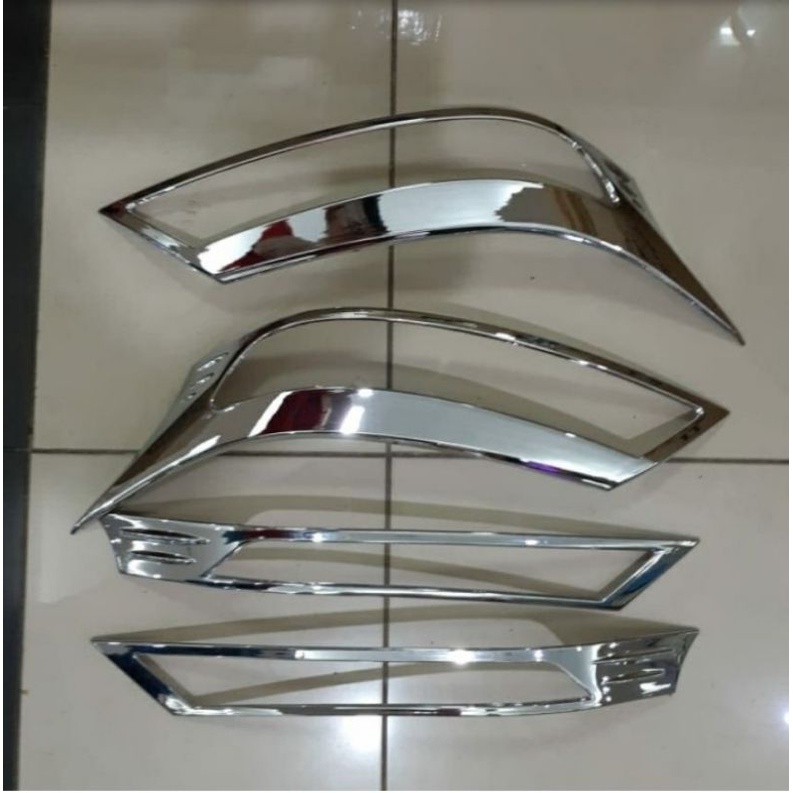 Garnish lampu depan Chrome Avanza Xenia 2019
