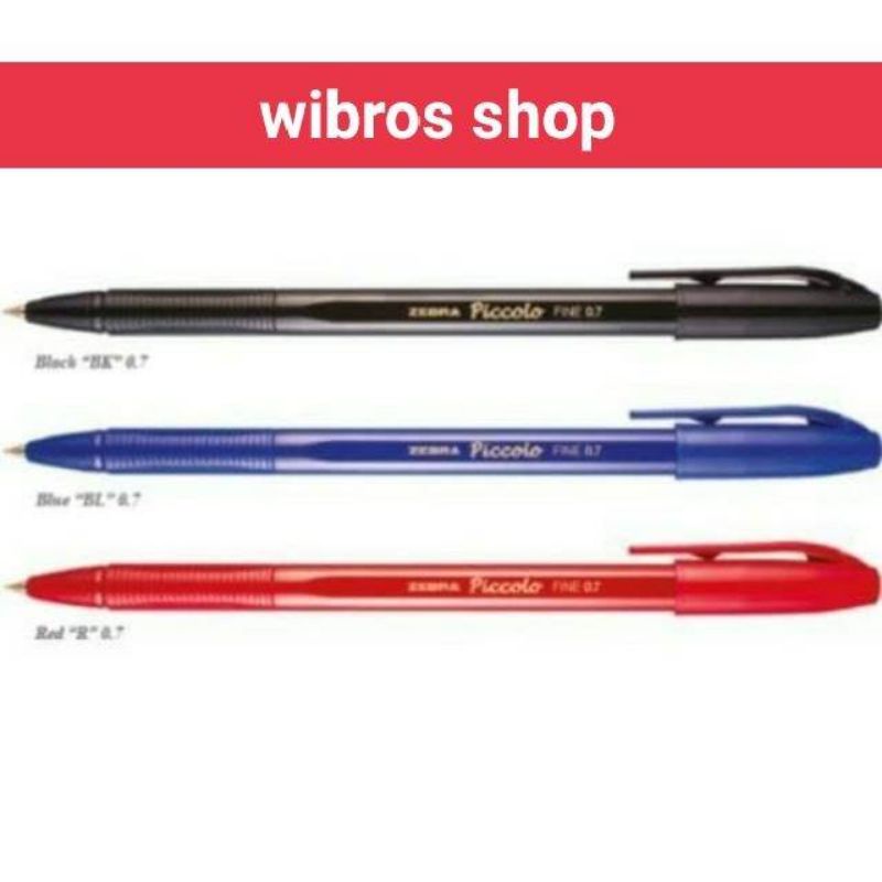 

pulpen piccolo 6 pcs