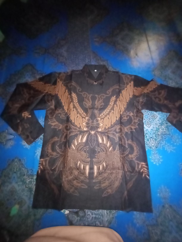 [full Furing] Kemeja Batik Pria Lengan Panjang Natanegara Bahan Katun Sragenan By Kanaya