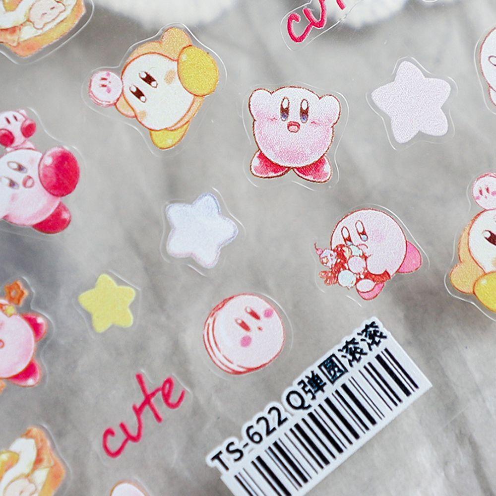 MXBEAUTY Stiker Nail Art Kawaii Star Slider Decal Perekat DIY Alat Nail Art