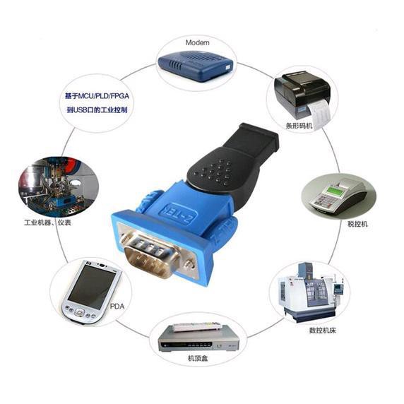 USB TO SERIAL DB9 MALE RS232 CONVERTER ADAPTER merk Z-TEK ZE398