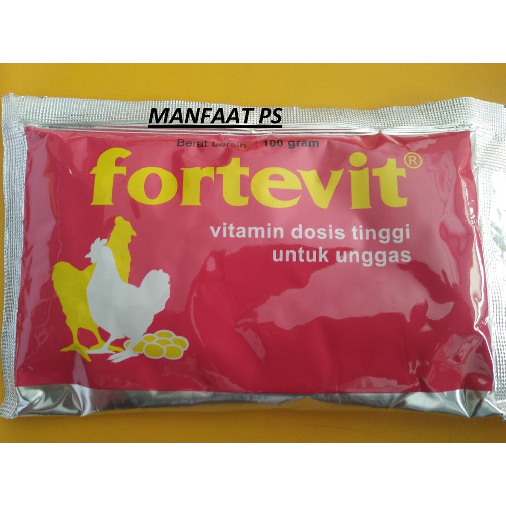 multivitamin dosis tinggi fortevit 100 gram produksi medion