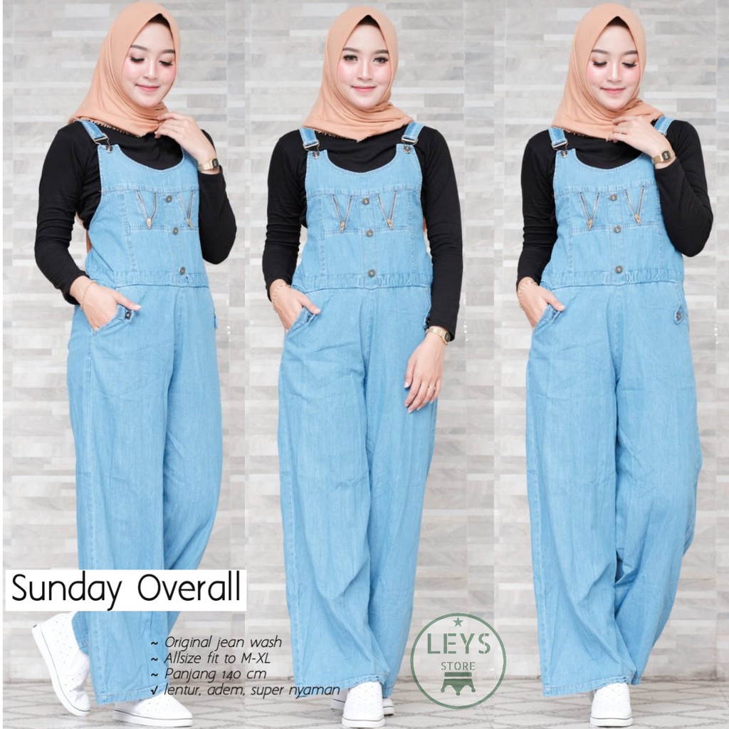 SUNDAY JAMSUIT OVERALL ZIPPER JEANS KEKINIAN PREMIUM