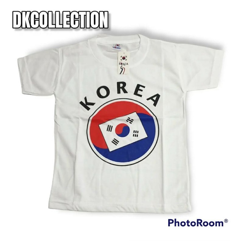 kaos korea anak baju anak korea souvenir kaos anak korea