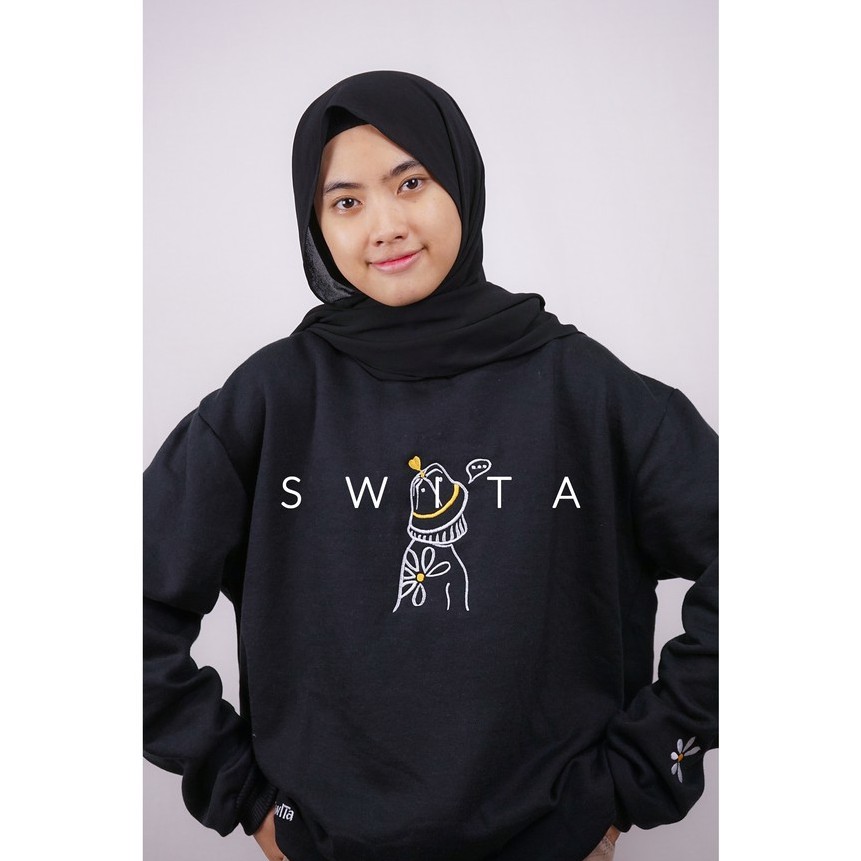 [Swinight] Special Edition Sweater Oversize SwiTa - Design Bordir-1