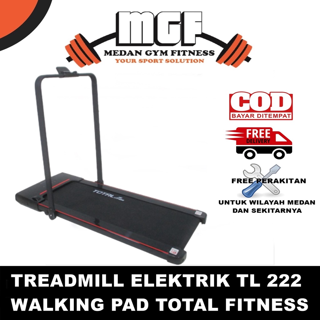 Treadmill Elektrik TL 222 Walking Pad Total Fitness