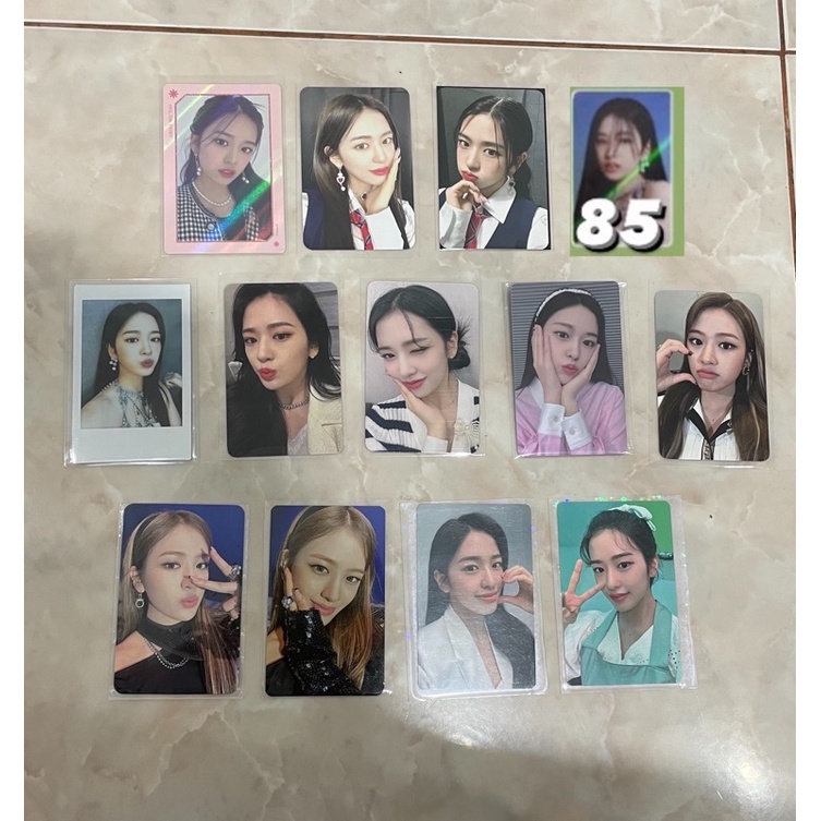 [TAKE ALL] Photocard Yujin Ive love dive izone iz*one eleven album wonderwall ktown r1 ssq mmt sw r1