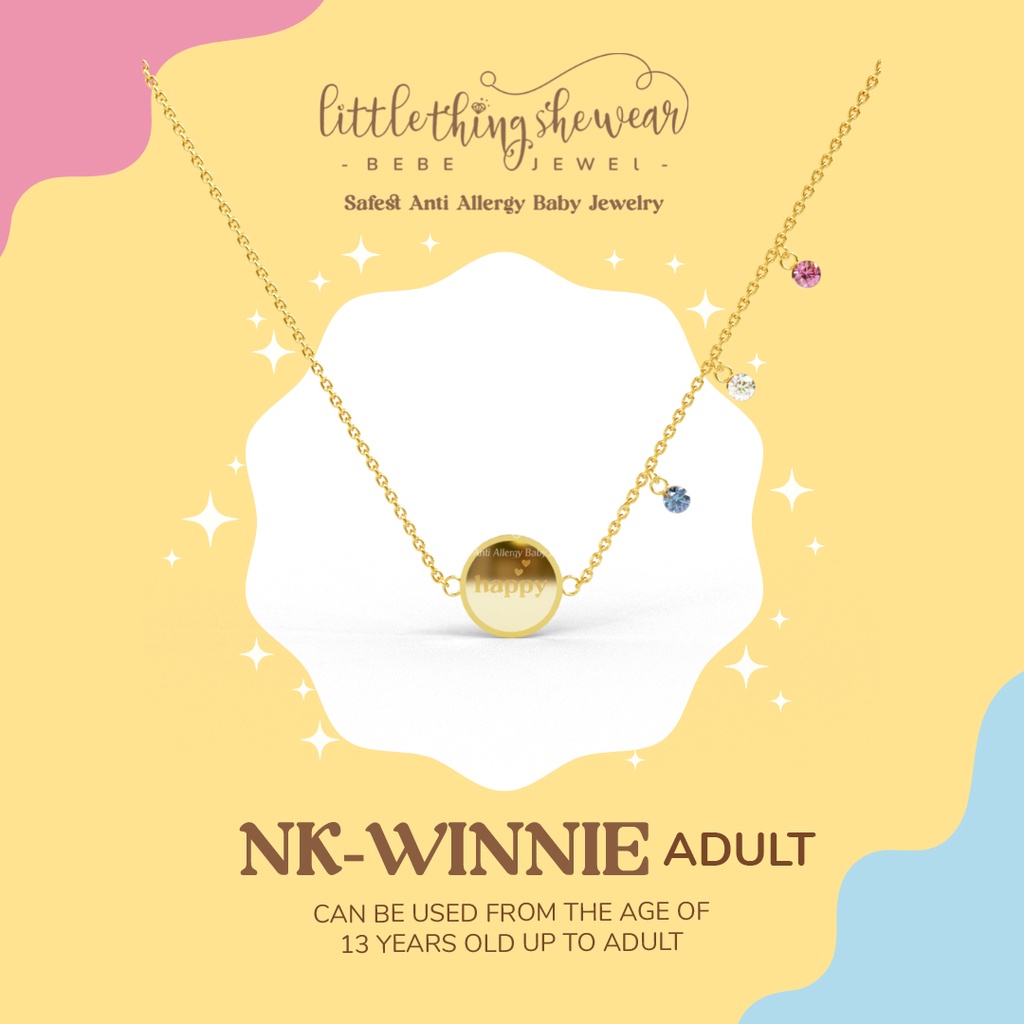 Kalung Dewasa NK-WINNIE 3,82gr - THE ANIMALS SERIES