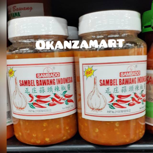 

Sambado Sambal Bawang Indonesia 335gr