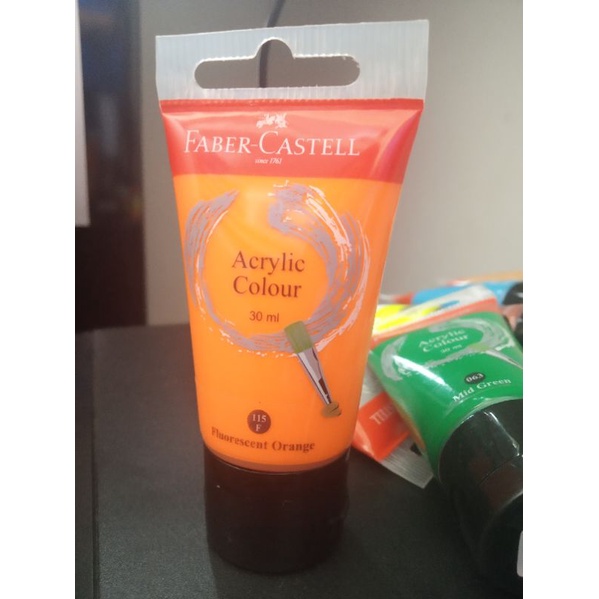 

Cat Acrylic FaberCastell Fluorescent Orange 30ML