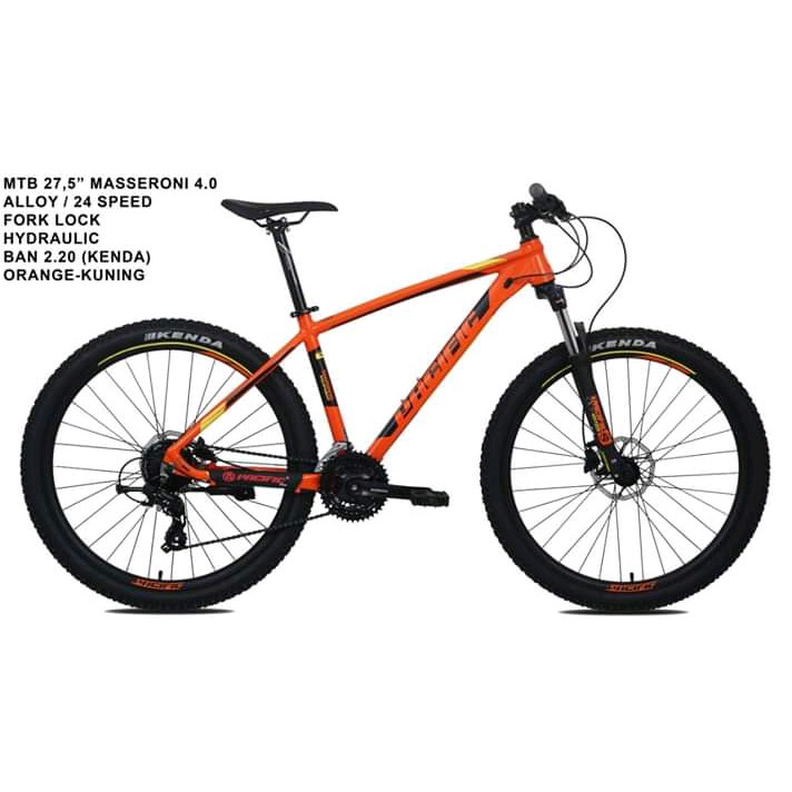 PACIFIC MASSERONI 4.0 MTB 27.5 INCH 4 SEPEDA GUNUNG 8 SPEED