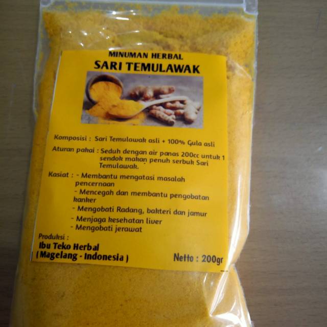 

Sari temulawak asli