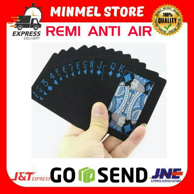 KARTU REMI ANTI AIR PLASTIK WATERPROOF WATER PROOF MAINAN ANAK JOKER